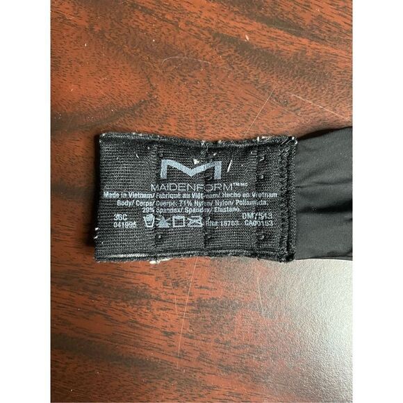 Maidenform Everyday Modern Demi Underwire Black Bra Size 36C - Picture 4 of 4